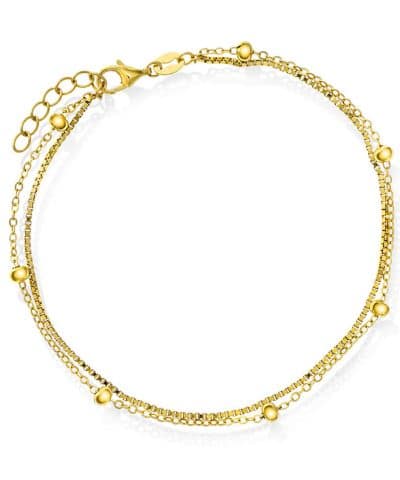 Ankelkjede i sølv 25 cm