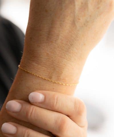 Alternative view of Singapore armbånd i sølv 1,2 mm 19 cm