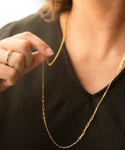 Alternative view of Kjede i sølv 3,3 mm 85 cm