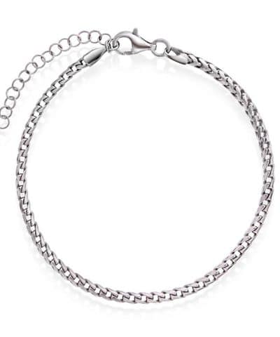 Armbånd i sølv 2,5 mm 19 cm