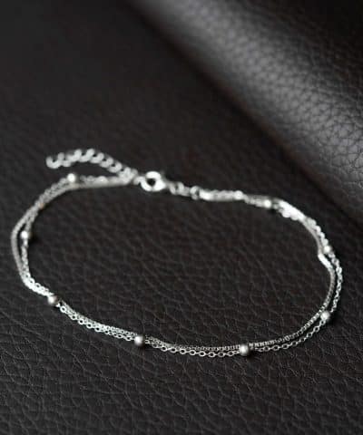 Alternative view of Ankelkjede i sølv 20 cm
