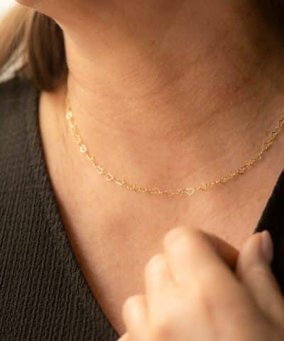 Alternative view of Kjede i sølv 50 cm