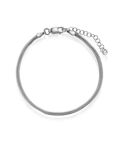 Oval slange armbånd