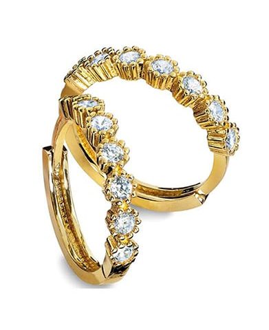 Carmen ørering Zirkonia 14K