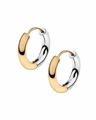 Øreringer 2-sidet 14K