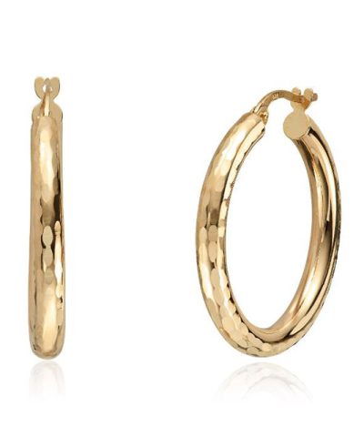 Klassiske Øreringer i Gull 3x26mm