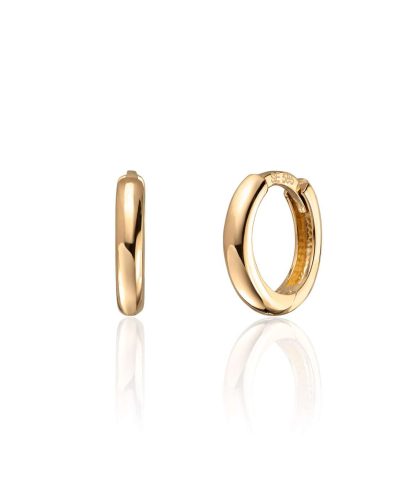 Øreringer i Gull 2x10mm