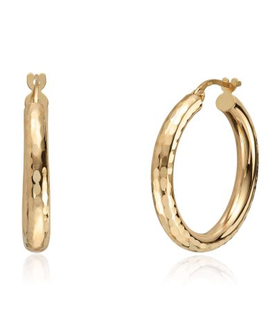 Øreringer i Gull 3x16mm