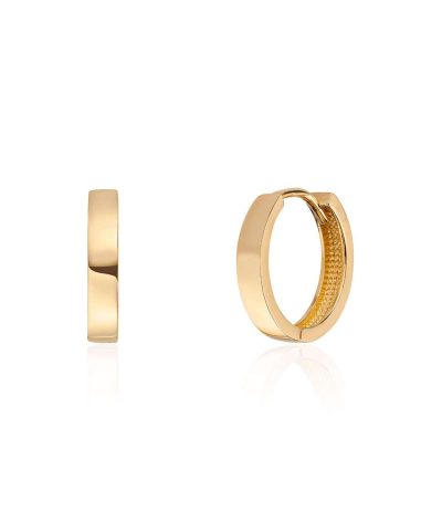 Øreringer i Gull 2.5x13.6mm