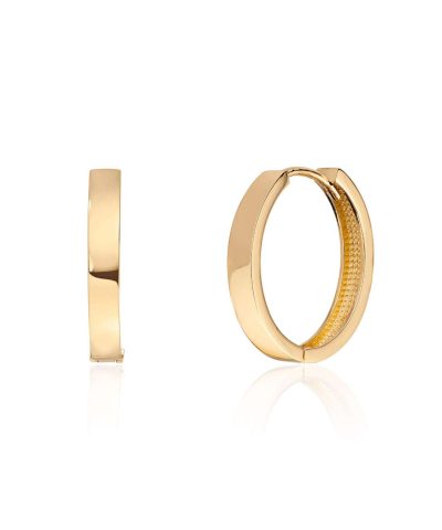 Øreringer i Gull 2.5x14mm