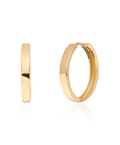 Øreringer i Gull 2.5x16mm