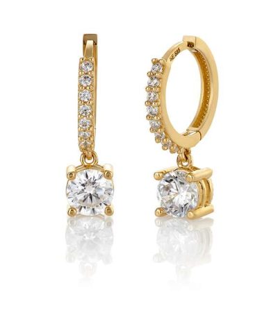 Øreringer Zirkonia 14K