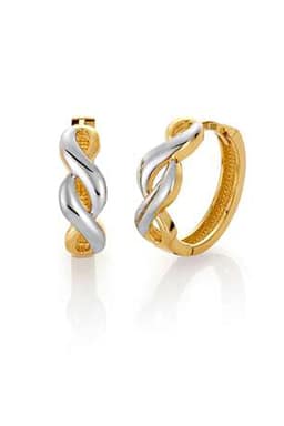 Øreringer Evighetstegn 14K