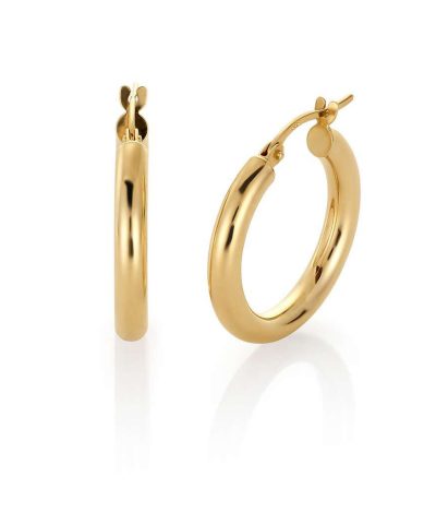 Klassiske Øreringer i Gull S