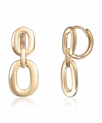 Ørepynt i 14K gult gull