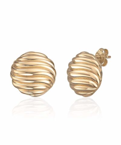 Ørepynt "Old Money" 14K gult gull