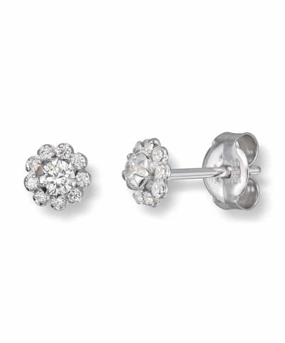 Ørepynt rosett Cz 585 HV