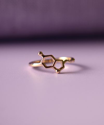 Alternative view of Ring i sølv serotonin glede