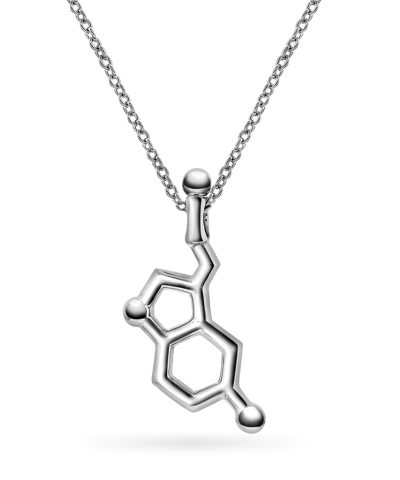 Smykke i sølv serotonin glede