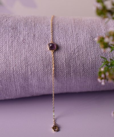 Alternative view of Armbånd i sølv med ametyst RO