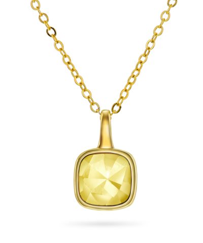 Smykke i sølv med citrin GLEDE