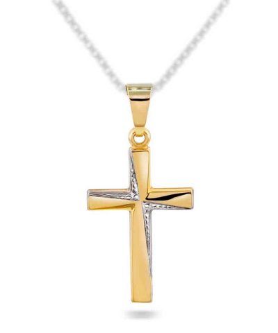 Pan Jewelry Anheng i gull kors