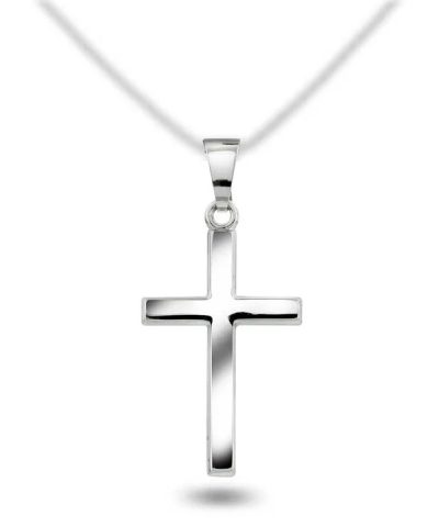 Pan Jewelry, kors i 585 hvitt gull