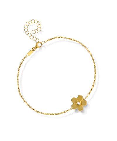 Pan Jewelry - Armbånd i Gull med Zirkonia