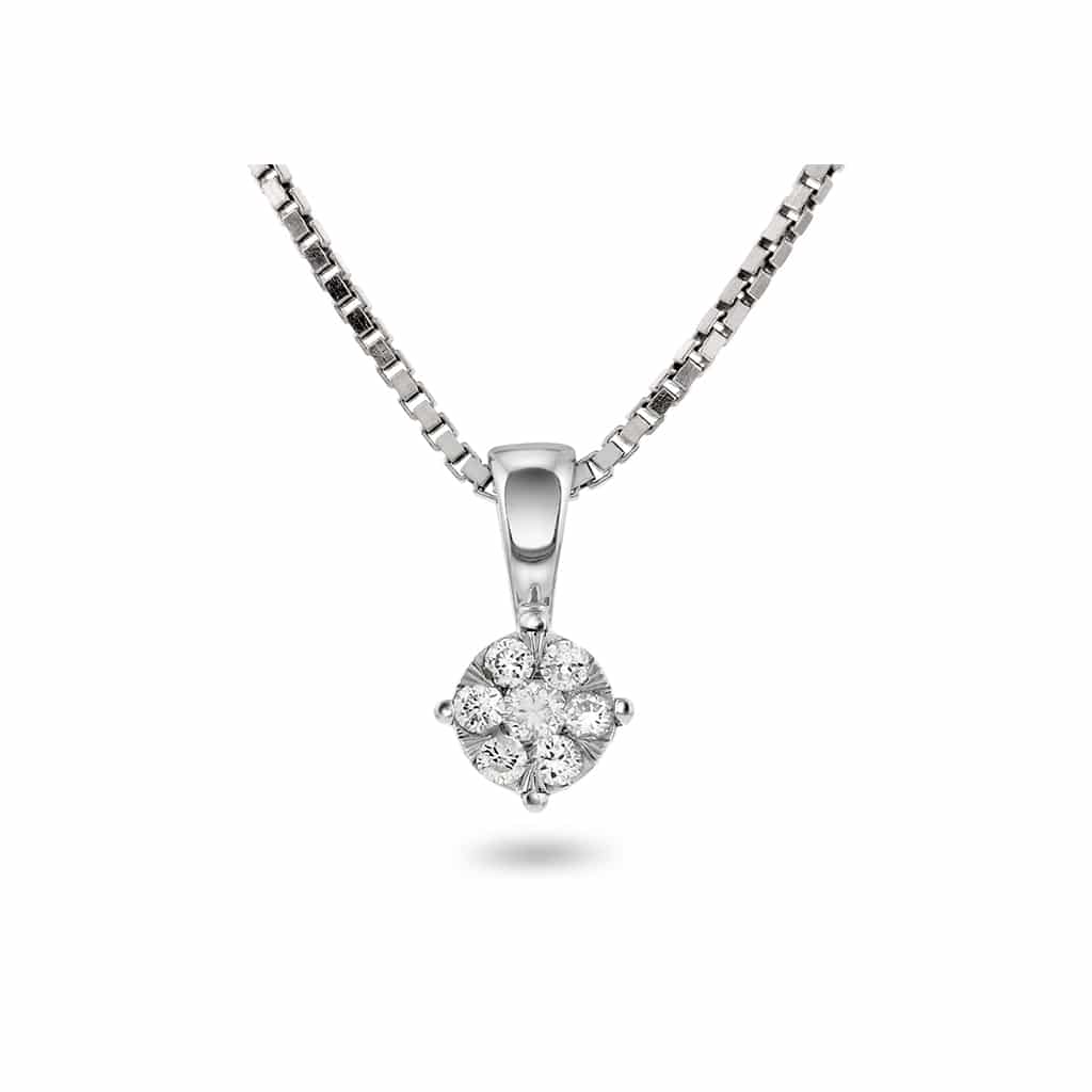 Pan Jewelry - Smykke i gull med diamanter 0,12 ct WP
