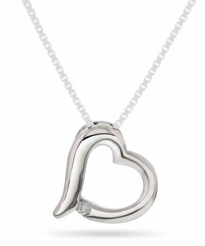 Pan Jewelry - Anheng i gull med diamant 0,03 ct WP