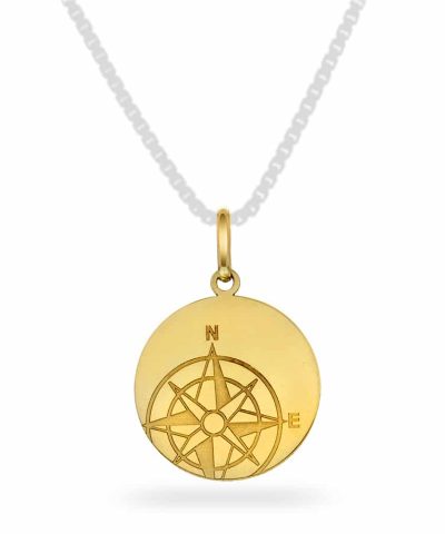 Pan Jewelry - Anheng i gull kompass