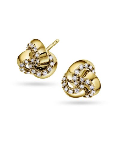 Pan Jewelry - Øredobber i gull med diamanter 0,20ct WP