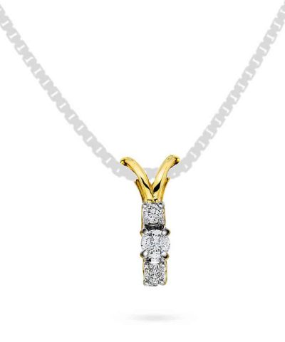 Emma Anheng i Gultgull med Diamanter 0.08ct