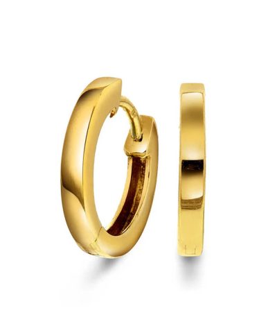 Øreringer i 585 gult gull