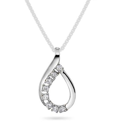Pan Jewelry - Anheng i gull med diamanter 0,15 ct WP