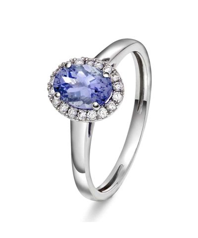 Pan Jewelry - Ring i gull med diamanter 0,12 ct WSI