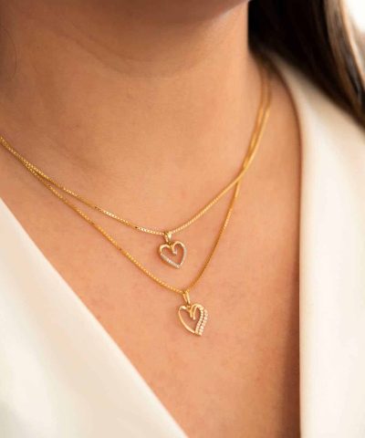 Alternative view of Anheng i gull med diamanter 0,04 ct WP