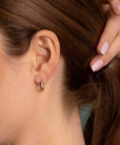 Alternative view of Øreringer i gull