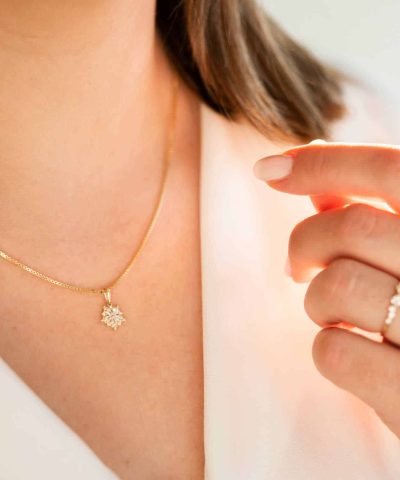 Alternative view of Anheng i gull med zirkonia