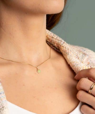 Alternative view of Anheng i gull med zirkonia