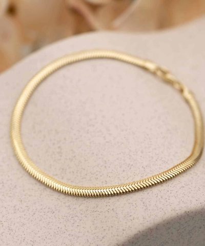 Alternative view of Slange armbånd i gull