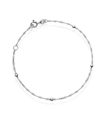 Singapore armbånd i gull med kuler