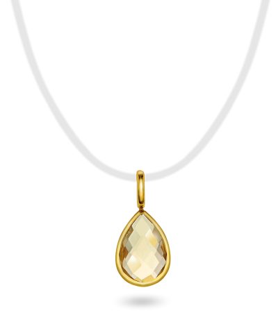 Anheng i gull med cirtin