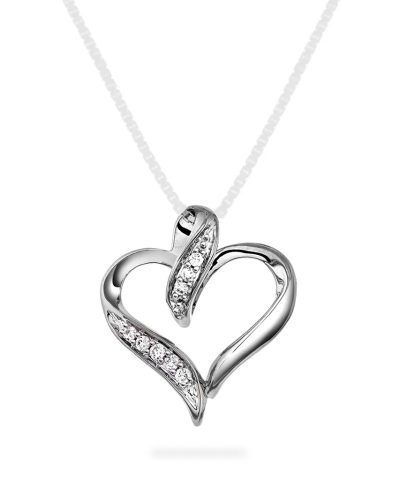 Anheng i gull med diamanter 0,05 ct WP1