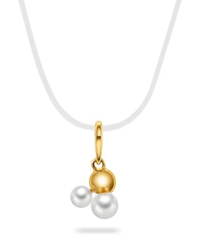 Anheng i gull med fvp 3/4 mm