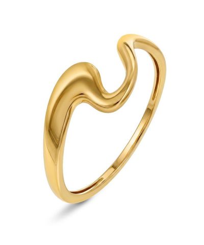Ring i gult gull, 1,4 mm