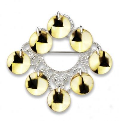 Nordlandssølv - Liten sølje forgylt