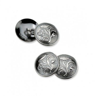 Nordlandssølv - Mansjettknapper oksidert
