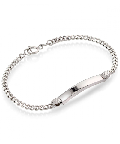 Pia & Per - ID-armbånd i sølv