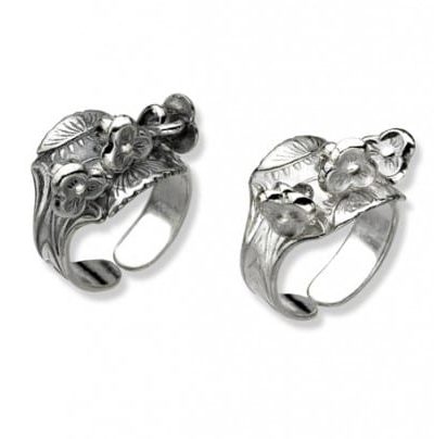 Nordlandssølv - Ring liten, oksidert